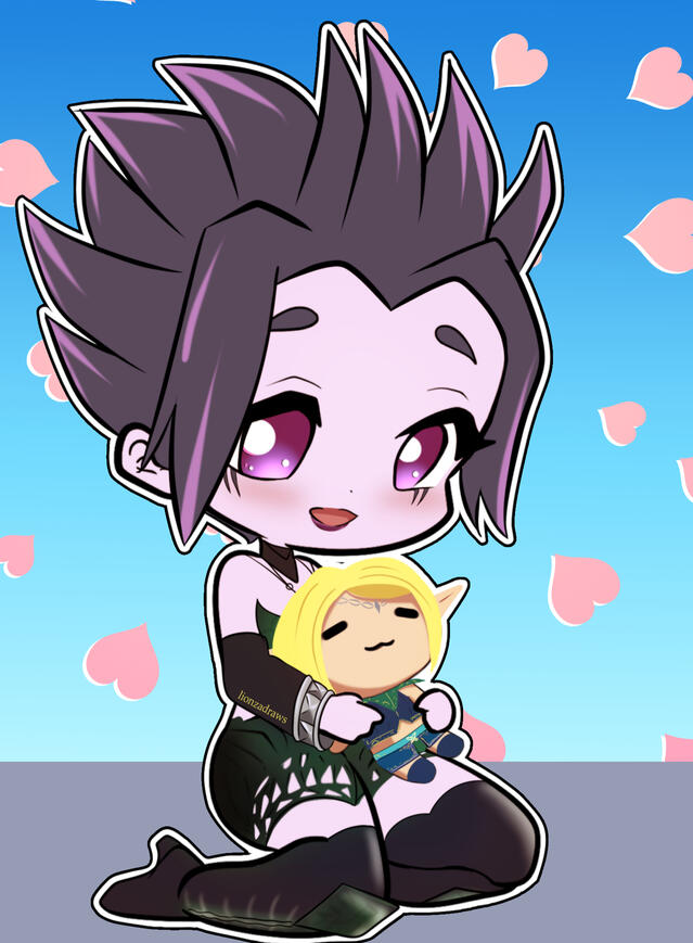 Last Chaos Mage with Healer plushie
